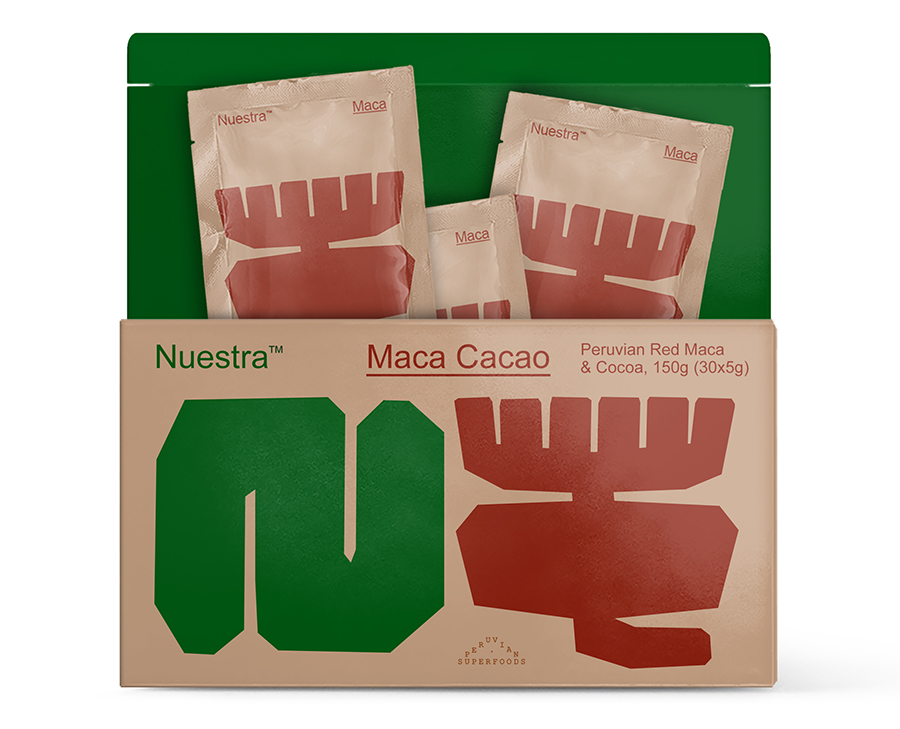 Nuestra MacaCacao - Red Maca Extract & Cocoa box 150g (30x5g)
